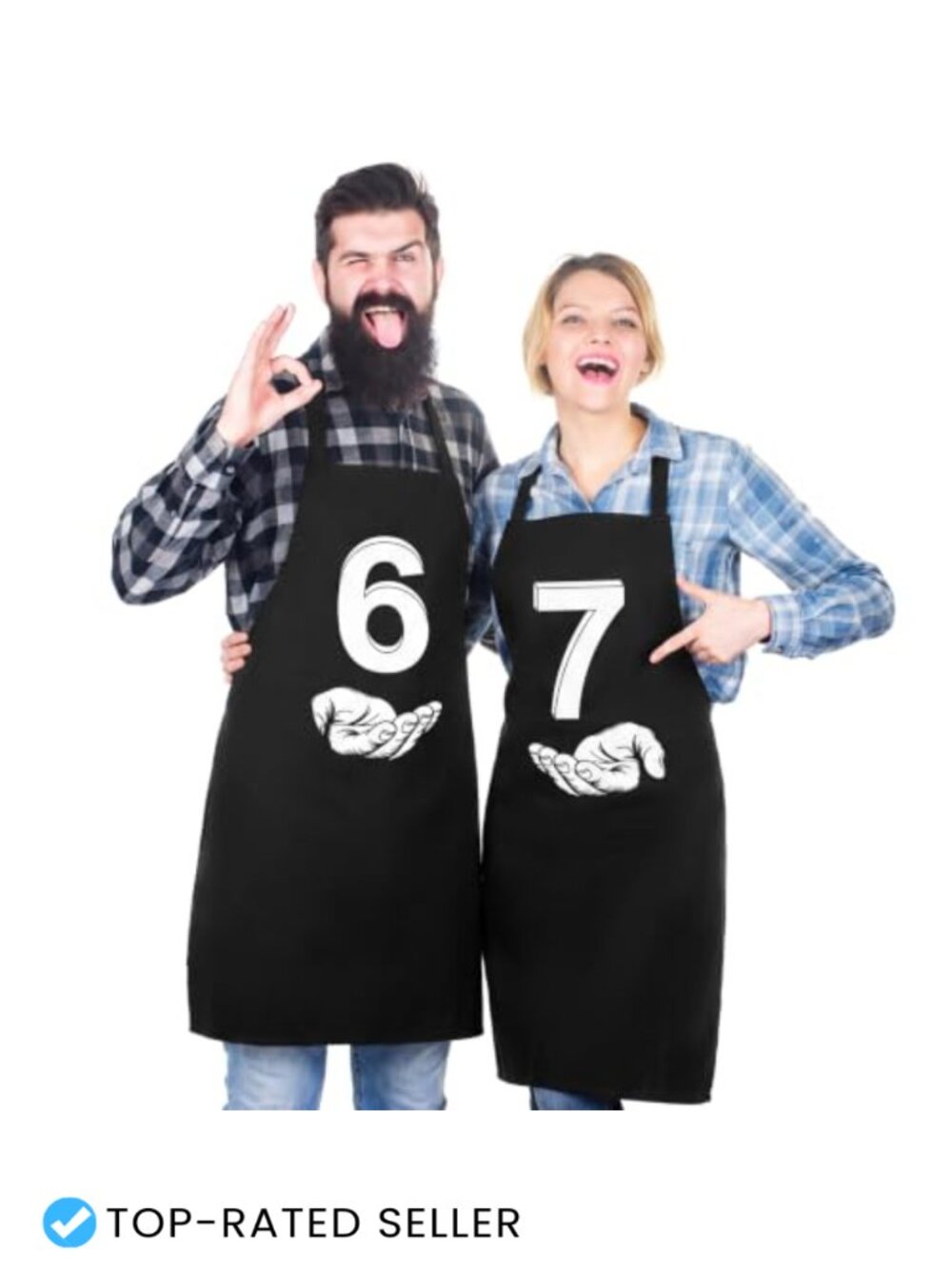 Halloween Costume Apron Set 2 Pcs 6 7 Couple Cosplay Polyester